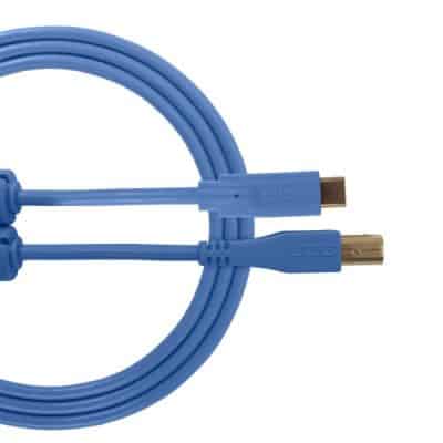 UDG Ultimate Audio Cable USB C-B Light Blue Straight 1.5m